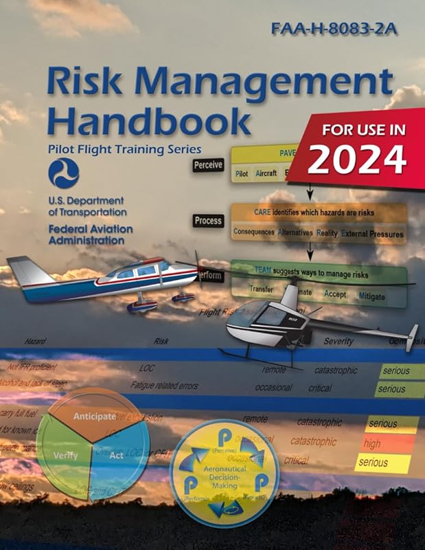 Risk Management Handbook FAA-H-8083-2A (Color Print): (Pilot Flight Training Series) by U.S. Department of Transportation