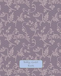 Baby Guest Book: Baby Shower and Christening Guest Book - Happy Memory Record - Gift Log - Aide Memoir Thank You List- Filligree Cover with Blue by Eva Rose Notebooks & Journals