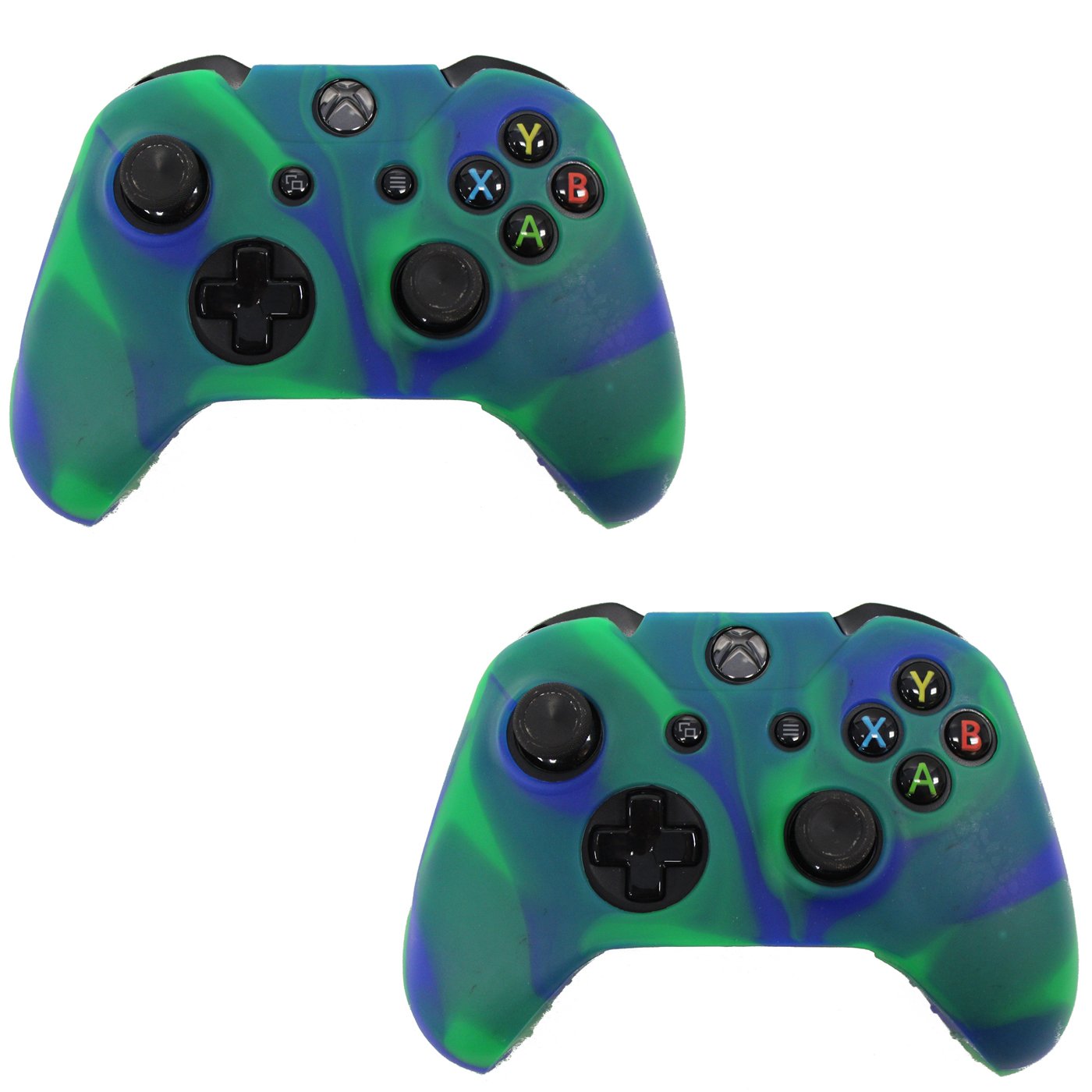 

HDE 2 Pack Protective Silicone Gel Rubber Grip Skin Cover for Xbox One Wireless Gaming Controllers