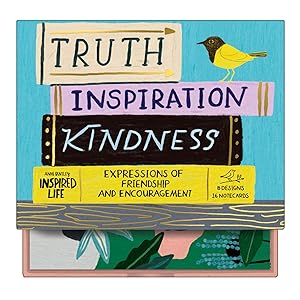Anne Bentley Inspired Life: Truth, Inspiration, Kindness Greeting Assortment Notecards by Galison