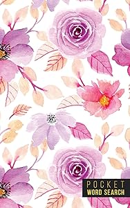 Pocket Word Search: 99 Pocket Word Finds Large Print | Pocket Word Jumble | Travel Size Word Search Book For Adults | Mini Word Puzzle | Pocket Wordsearches | Fun Gift | Watercolor Pattern