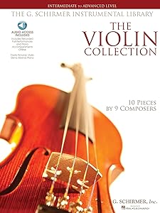 Violin Collection - Intermediate to Advanced Level Book/Online Audio (G. Schirmer Instrumental Library)