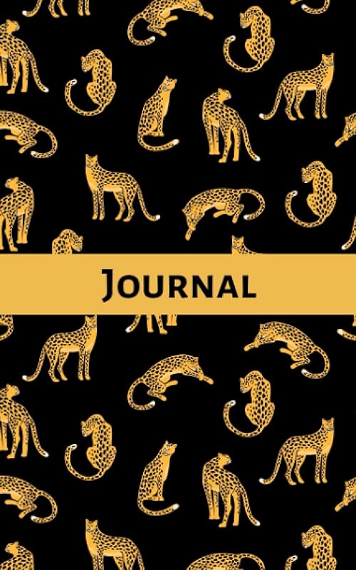 Journal: Leopard/cheetah/jaguar; 100 sheets/200 pages; 5" x 8" by Atkins Avenue Books