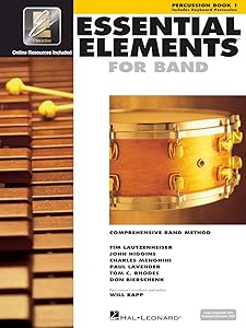 Essential Elements for Band - Percussion/Keyboard Percussion Book 1 with EEi (Book/Online Audio) by Hal Leonard Corp.