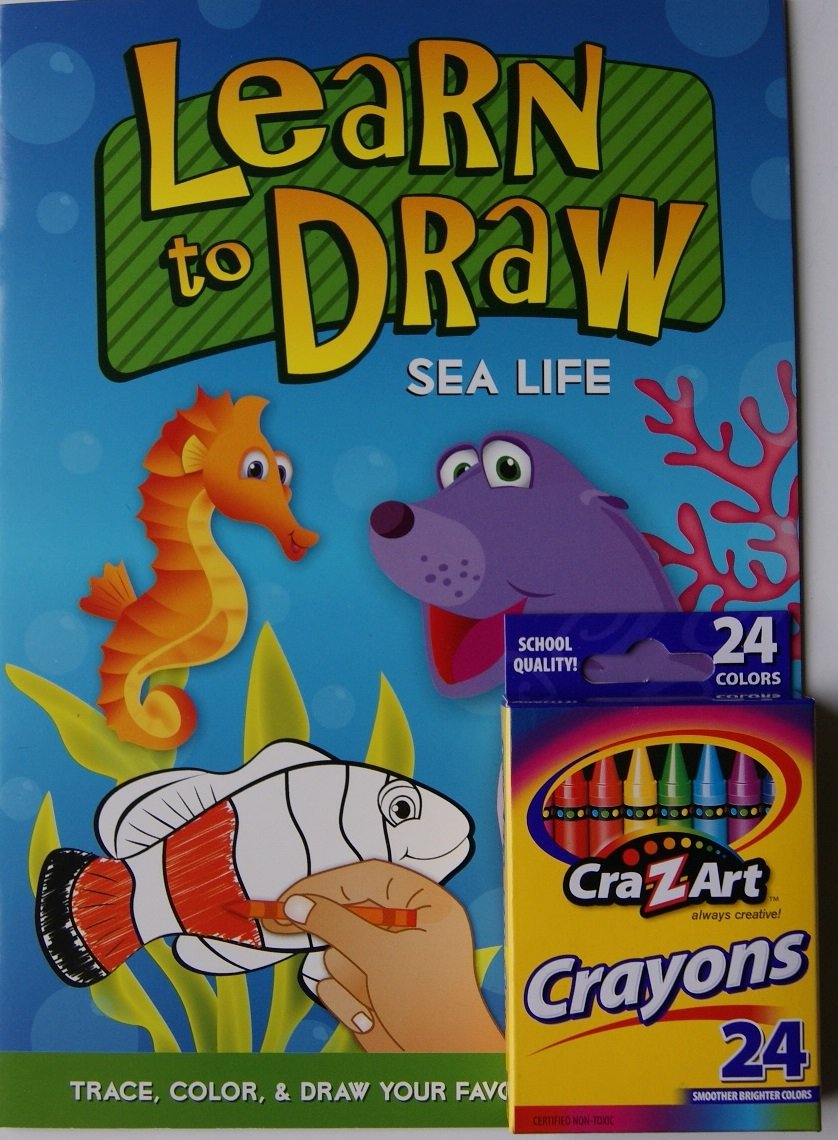 

Learn to Draw Coloring Kit - Sea Life