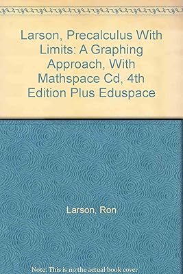 Precalculus With Limits: a Graphing Approach, With Mathspace Cd, 4th Ed + Eduspace