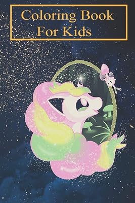 Coloring Book For Kids: Unique & Enchanted For Kids Aged 4-8 - Fun with Colors and Animals! (Kids coloring book)