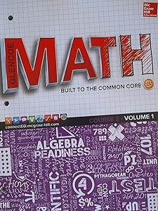 Glencoe Math, Course 3, Student Edition, Volume 1 (MATH APPLIC & CONN CRSE)