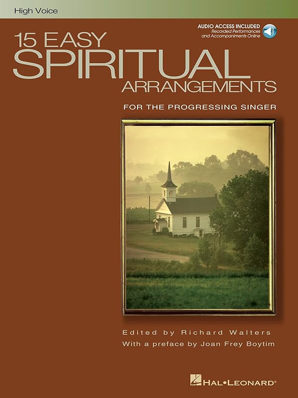 15 Easy Spiritual Arrangements - High Voice (Book/Online Audio) by Richard Walters