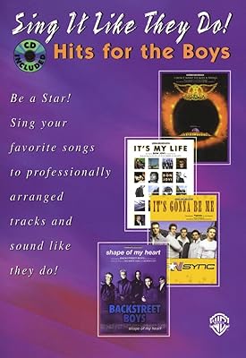 Sing It Like They Do! Hits for the Boys: Book & CD
