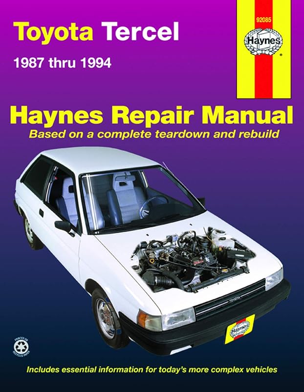 Toyota Tercel: 1987 thru 1994 (Haynes Repair Manual) by Haynes