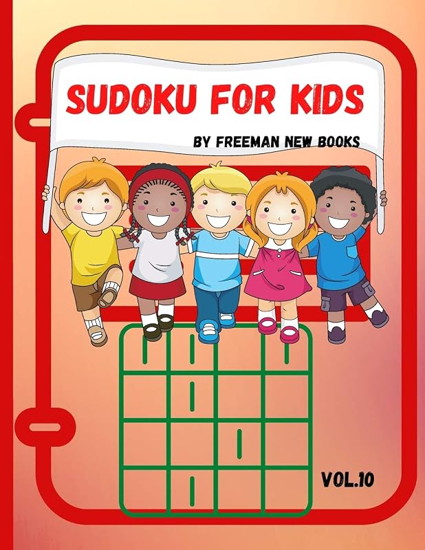 Sudoku for kids: Awesome 300 Sudoku Puzzles for Kids, with Solutions and Large Print Book by Freeman New Books