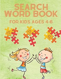Search Word Book for Kids Ages 4-6: Puzzle Word Search Book for Children - Fun Word Search Game with Pictures - Activity Book - Best Gift for Children - Word Search Games for Kids
