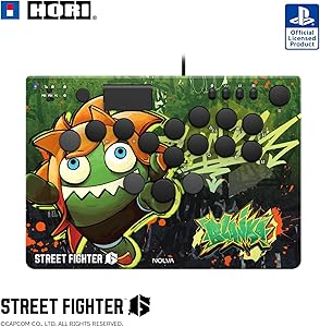 【2026年5月25日まで受注】ストリートファイター 6 NOLVA Mechanical All-Button Arcade Controller for PlayStation®5, Windows PC (ブランカ) スト6 レバーレス アケコン