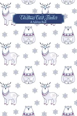 Christmas Card Tracker & Address Book: Keep track of holiday cards sent and received for 3 years! Conveniently keep the addresses all in one place! (Christmas Address Book)