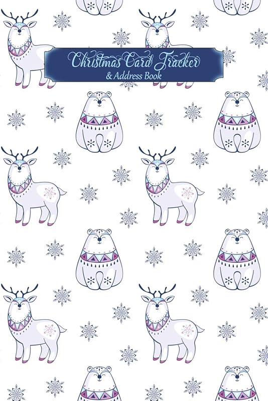 Christmas Card Tracker & Address Book: Keep track of holiday cards sent and received for 3 years! Conveniently keep the addresses all in one place! (Christmas Address Book) by Paisley Mermaid Publishing