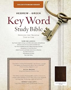 The Hebrew-Greek Key Word Study Bible: ESV Edition, Brown Genuine Goat Leather by Dr. Warren Patrick Baker D.R.E.