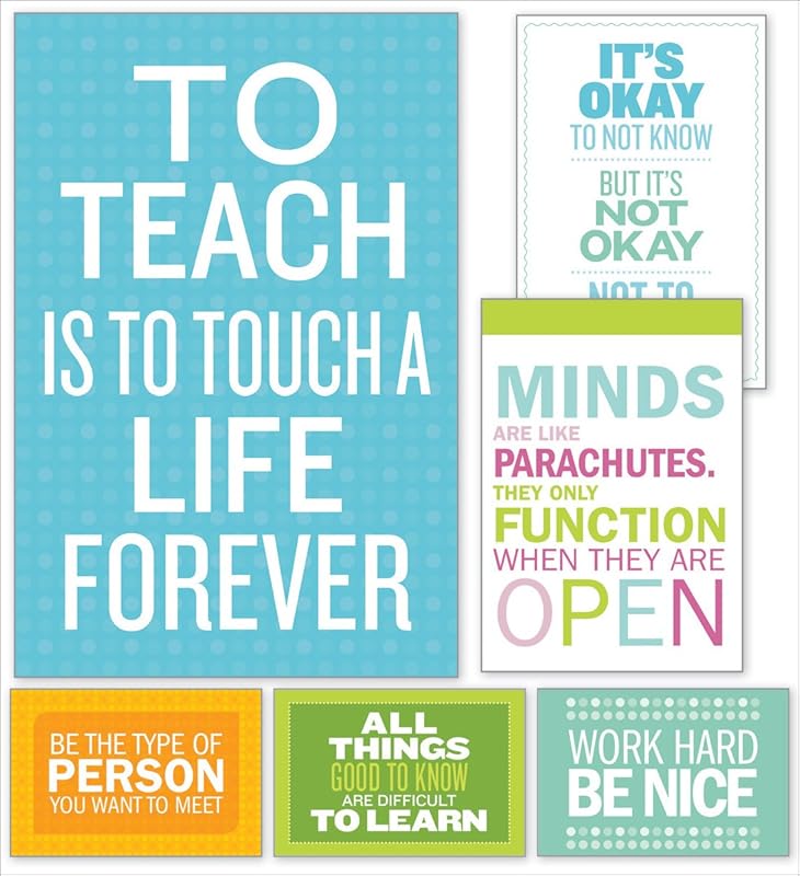 Inspirational Quotes Poster Set Bulletin Board (1) by Scholastic