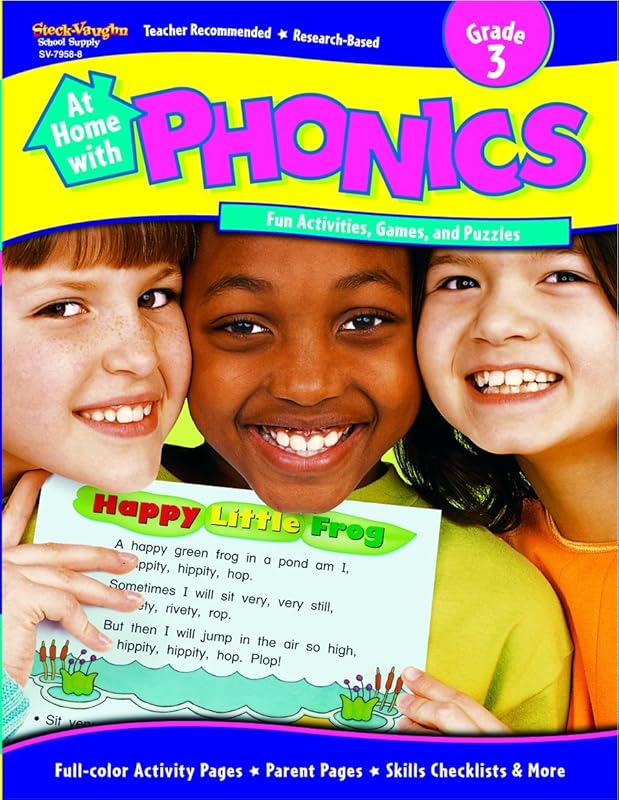 At Home With Phonics Grade 3 (Steck-vaughn Core Skills) by Steck-Vaughn