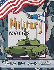 Military Vehicles: Kids Coloring Book by Uncle Seba