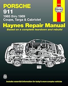 Porsche 911: Automotive Repair Manual, 1965 to 1989 - Coupe, Targa & Cabriolet by John Haynes