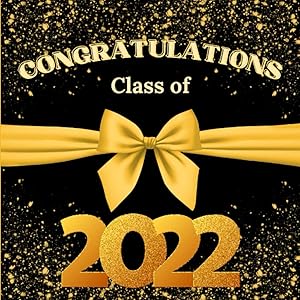 Congratulations Class of 2022 - Black and gold graduation guest book 2022: Graduation Sign in Keepsake and Gift Log For high school or college Seniors by CHARM EDITION