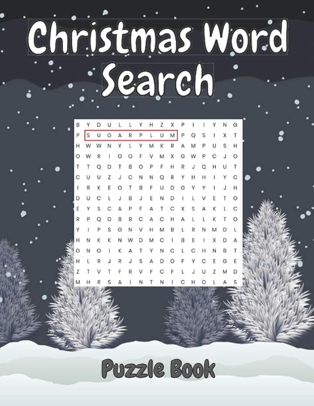 Christmas Word Search Puzzle Book: Great Gift For The Holiday Activity Game For Everyone by Golden Button