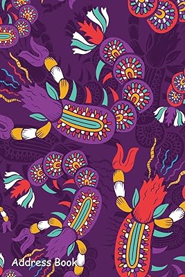 Address Book: For Contacts, Addresses, Phone, Email, Note,Emergency Contacts,Alphabetical Index With Shrimp Batik Seamless