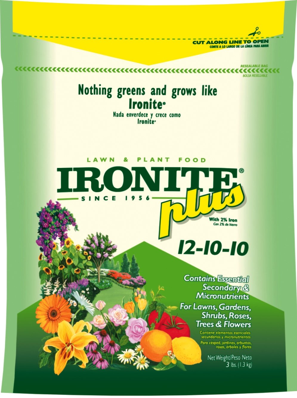 

Lilly Miller 436138 3-Pound Ironite Plus 12-10-10 Lawn and Plant Food