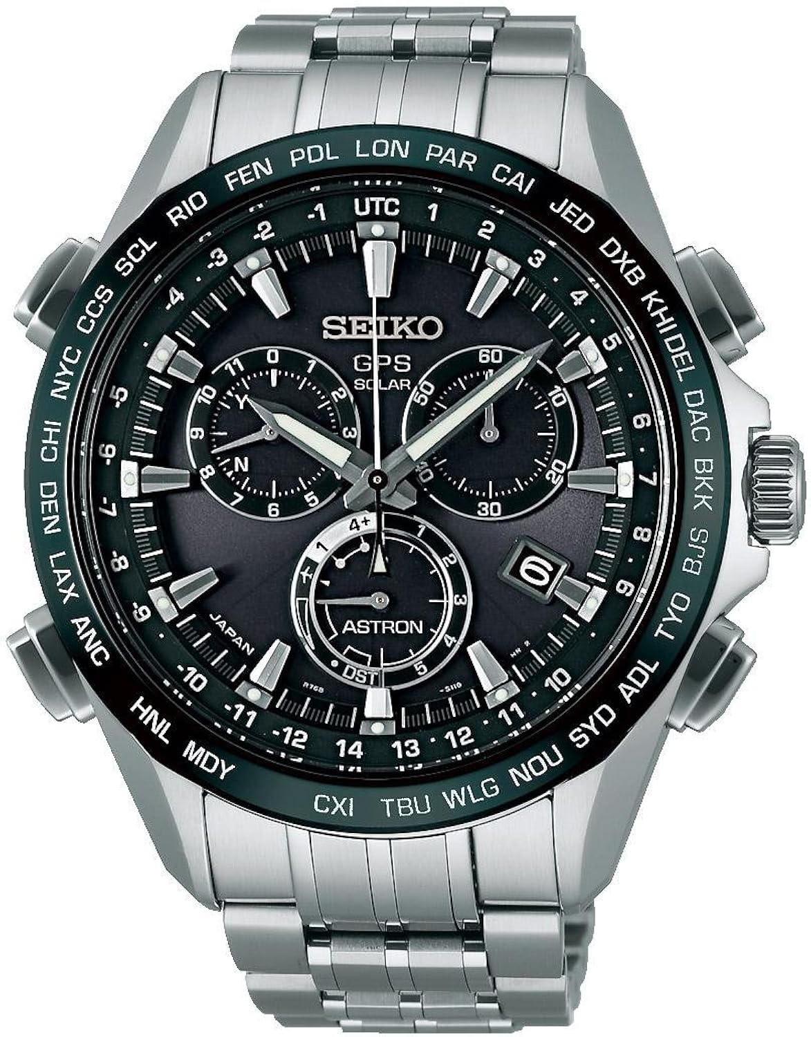 seiko astron gps solar titan chronograph sse003j1