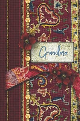 GRANDMA: Large Print Address Book Gift for Grandmother Nickname with Gorgeous Art Cover