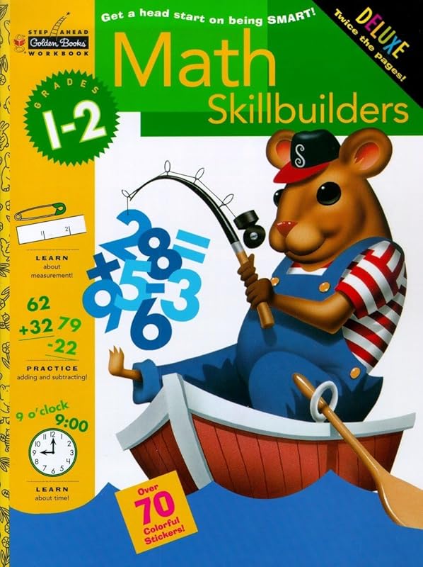 Math Skillbuilders (Grades 1 - 2) (Step Ahead) by Golden Books