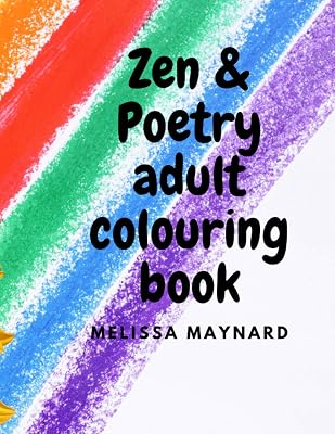 Zen & Poetry adult colouring book
