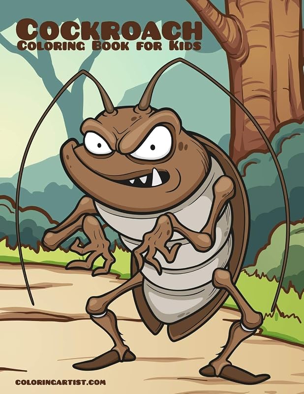 Cockroach Coloring Book for Kids by Nick Snels