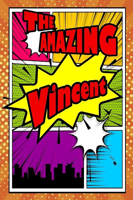 The Amazing Vincent: Blank Cookbook Recipes & Notes featuring 120 pages 6"x9" by Rob Cole