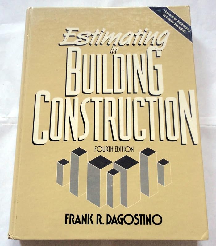 Estimating in Building Construction/Book and Disk by Frank R. Dagostino