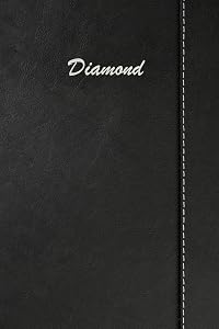 Diamond: Blank Cookbook Recipes & Notes featuring 120 pages 6"x9" Simulated Leather Cover