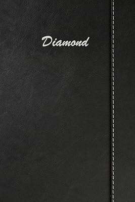 Diamond: Blank Cookbook Recipes & Notes featuring 120 pages 6"x9" Simulated Leather Cover