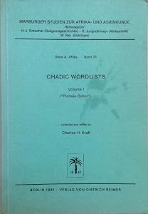 Chadic wordlists (Marburger Studien zur Afrika- und Asienkunde)