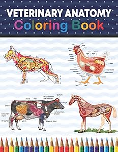 Veterinary Anatomy Coloring Book: Veterinary Coloring Work book for Medical and Nursing Students. Children's Science Books. Veterinary Anatomy ... Anatomy Student Self Test Coloring Workbook. by Sreijeylone Publication