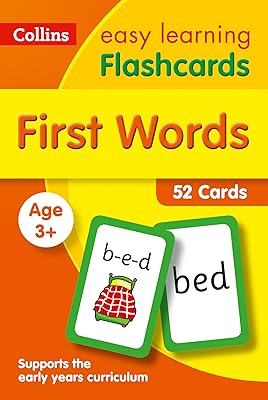 First Words Flashcards: Prepare for Preschool with easy home learning (Collins Easy Learning Preschool)