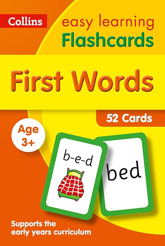 First Words Flashcards: Prepare for Preschool with easy home learning (Collins Easy Learning Preschool) by Collins Easy Learning