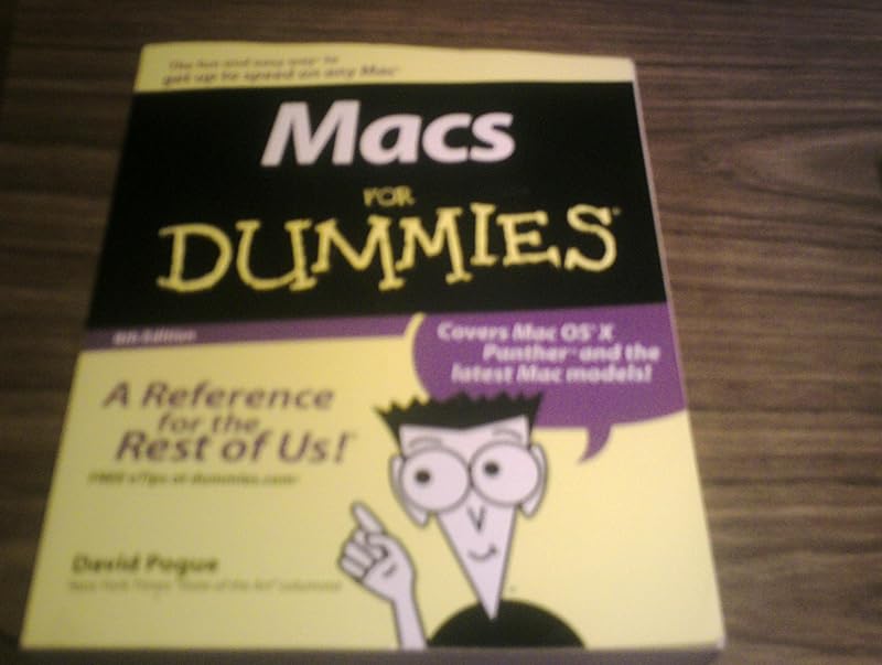 Macs For Dummies by David Pogue