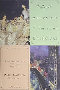 Anthology of American Literature + Whitman/Dickinson Supplement 5th Ed + New Riverside Huckeberry Finn