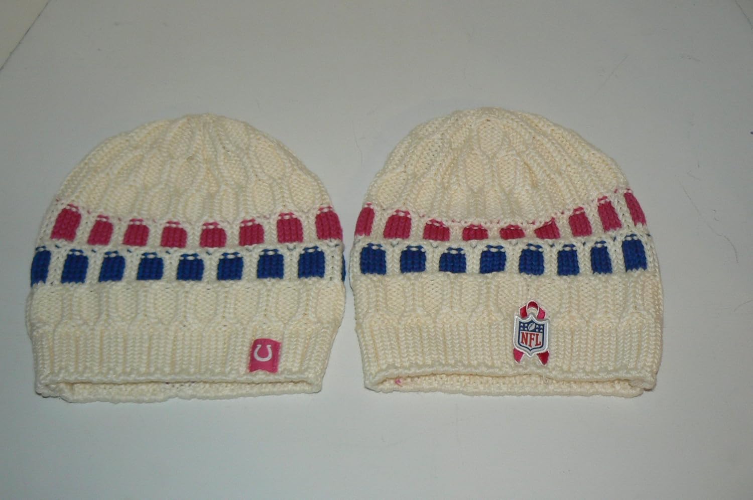 

Indianapolis Colts Women's Pink Breast Cancer Uncuffed Knit Hat Beanie