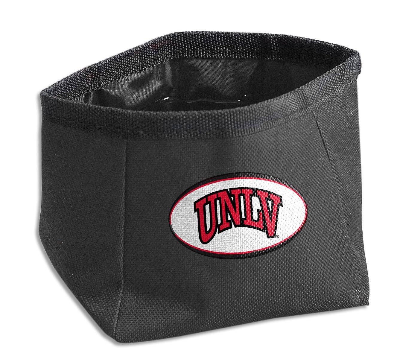 

Dog Zone NCAA Pet Round Travel Bowl, Small, Red, University of Nevada, Las Vegas