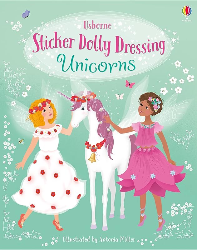 Sticker Dolly Dressing Unicorns by Fiona Watt