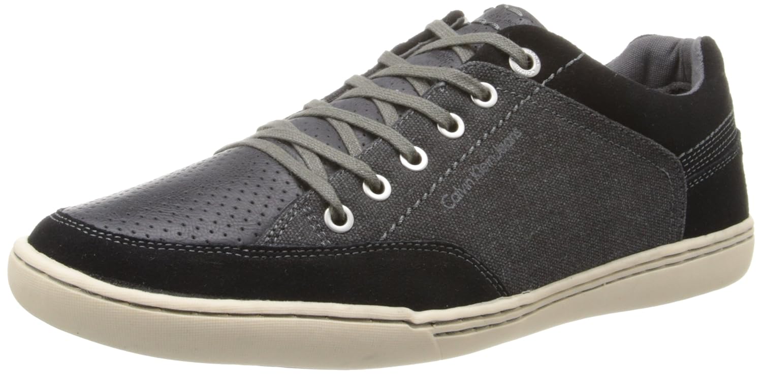 ck jeans mens chandler suede canvas fashion sne