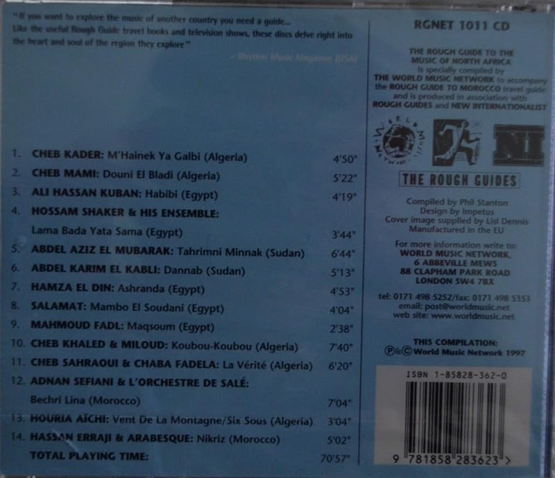 The Rough Guide to The Music of North Africa CD: The Rough Guide to Music (Rough Guide World Music CDs) by Rough Guides