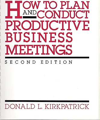 How to Plan and Conduct Productive Business Meetings